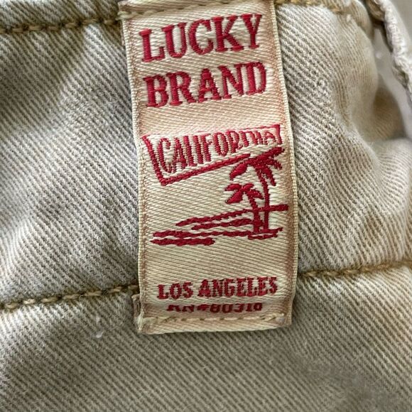 Lucky Brand 9" Classic Cargo Shorts Otter Tan 33 - Picture 11 of 13